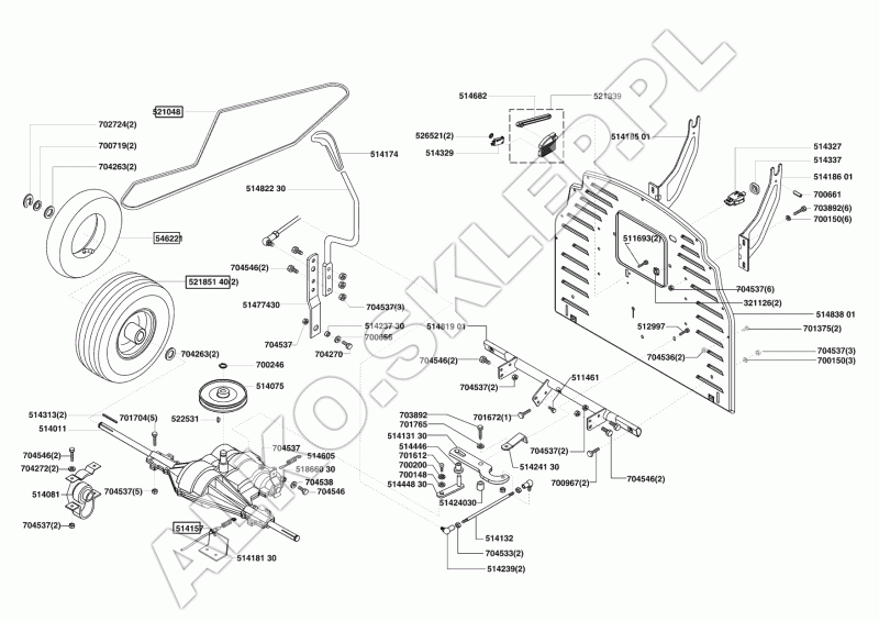 Linka Hamulca T 13/85 nr 514157