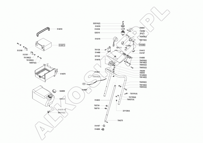 Zębatka traktorka Comfort T 750 nr 51400930