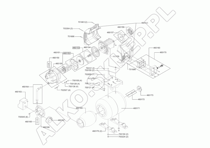 JET 801 - DYFUZOR + WIRNIK nr 460152