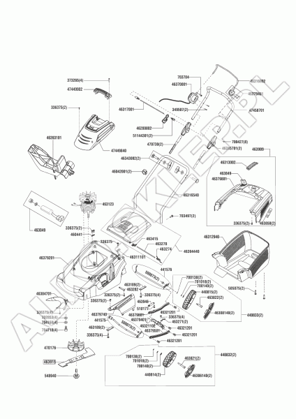 Klapa kosza nr 46394440