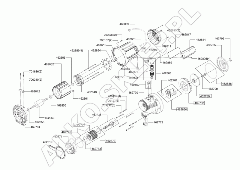 Uszczelnienie mechaniczne JET F 1000 nr 462888