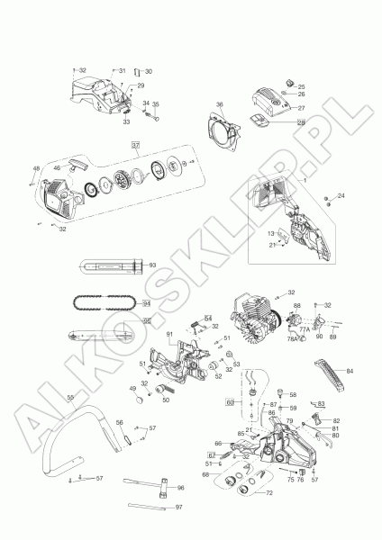 STARTER KPL. DO BKS 3835 nr 414478