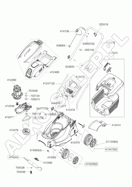 3.82 E - KOSZ KOMPLET nr 412473