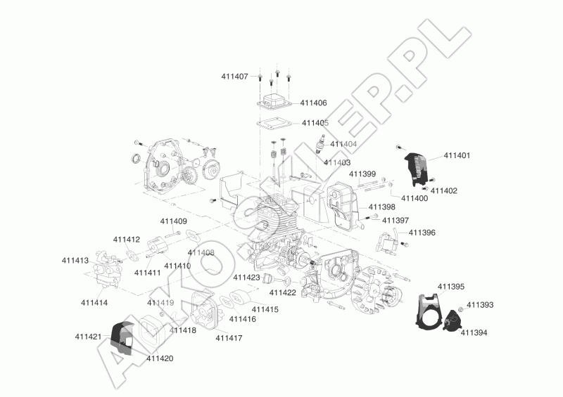 144 F - FILTR POWIETRZA nr 411420