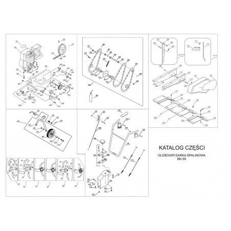 PASEK KLINOWY BK-55 PRZÓD nr 208/807006