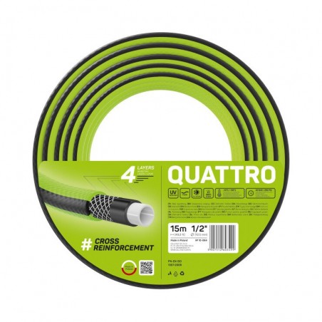 Wąż ogrodowy QUATTRO 15m 1/2"