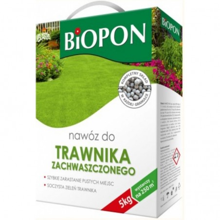 Nawóz do trawnika zachwaszczonego Biopon 5kg